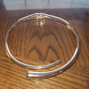 Sleek Gold Women's Hinge Choker Necklace